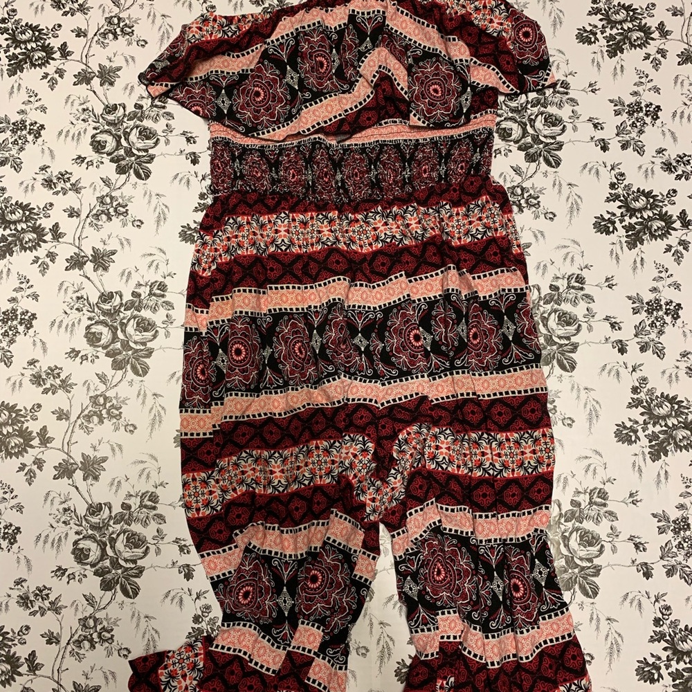 Charlotte Russe Large Mid Calf Romper Jumpsuit